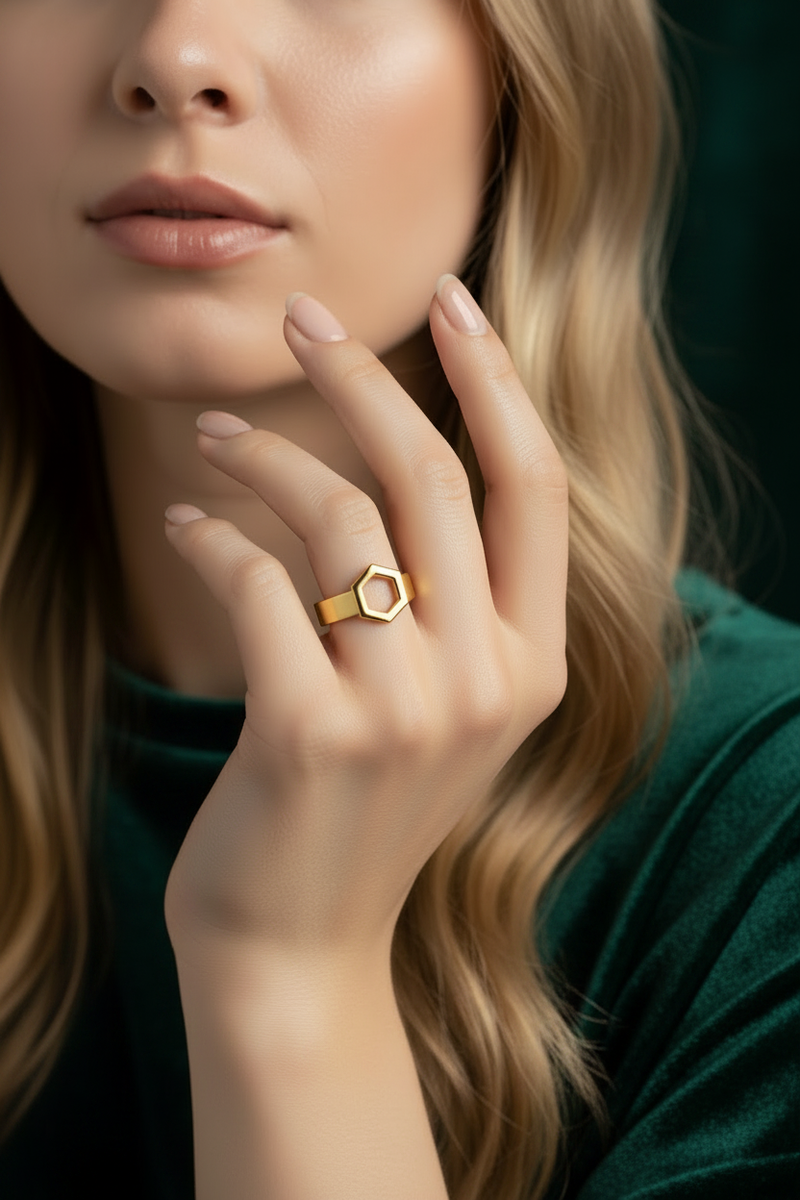 Minimalist Ring - Luxury Background
