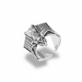 Bat Ladder Adjustable Ring — Zinc Alloy