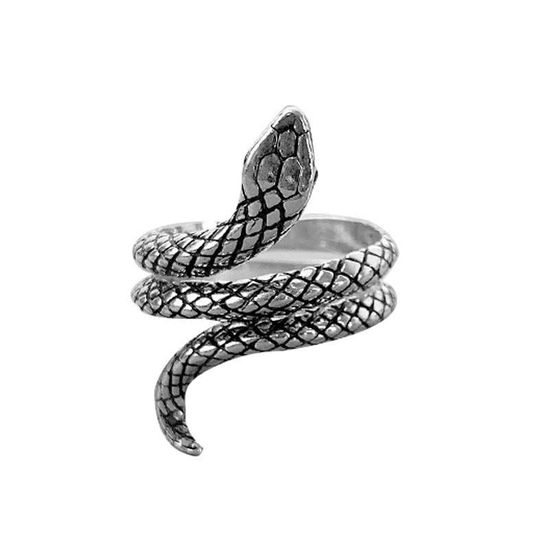 Coiled Snake Adjustable Ring