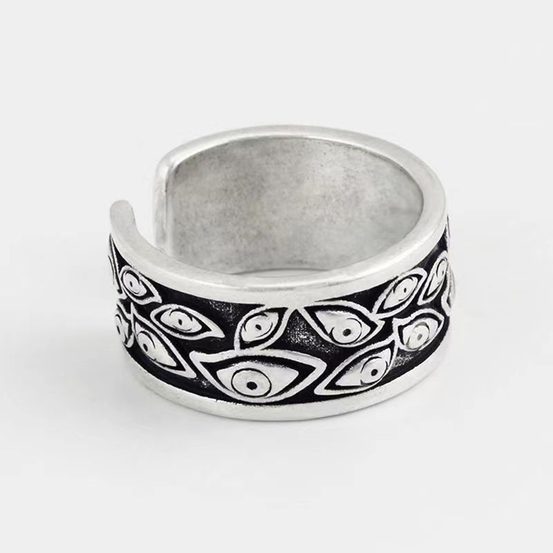 Eye Motif Adjustable Ring