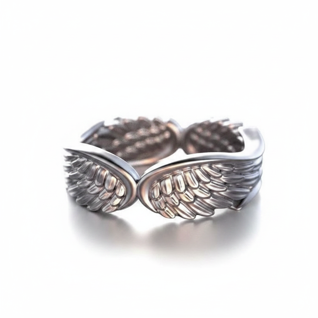 Feather Wings Adjustable Ring