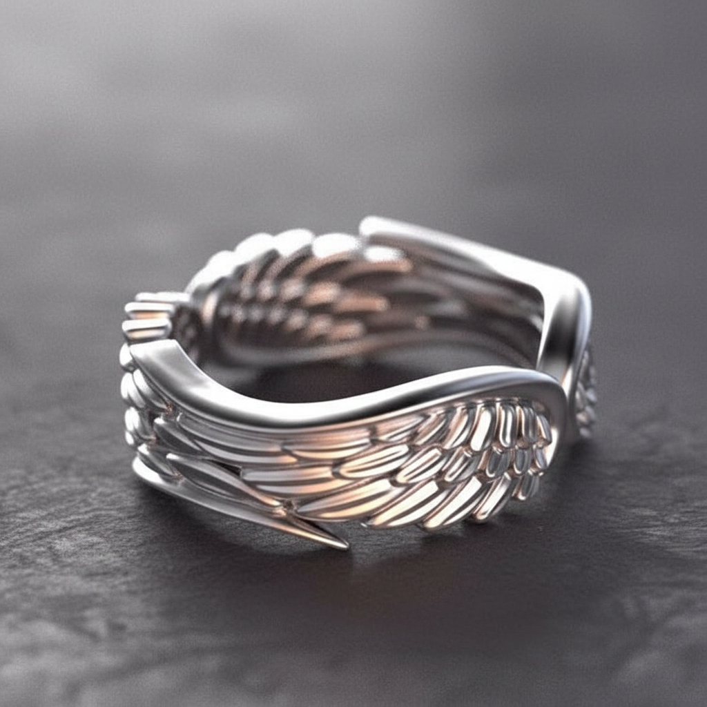 Feather Wings Adjustable Ring 