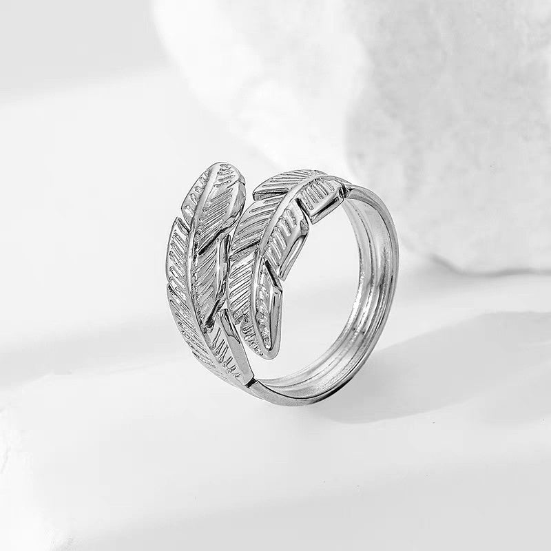 Leaf Wrap Adjustable Ring