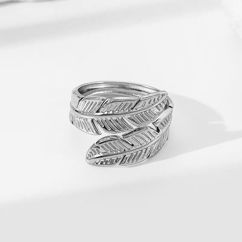 Leaf Wrap Adjustable Ring