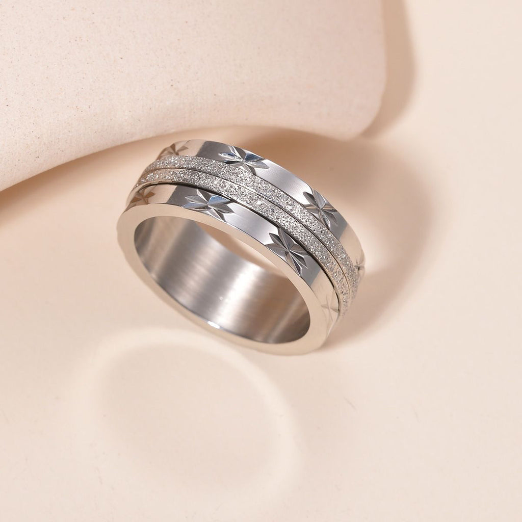 Sparkle Star Band Ring